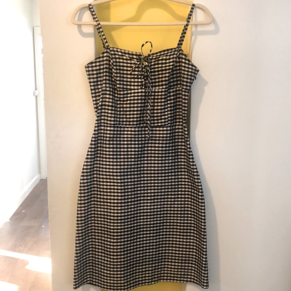 Betsey Johnson Black & White Gingham Mini